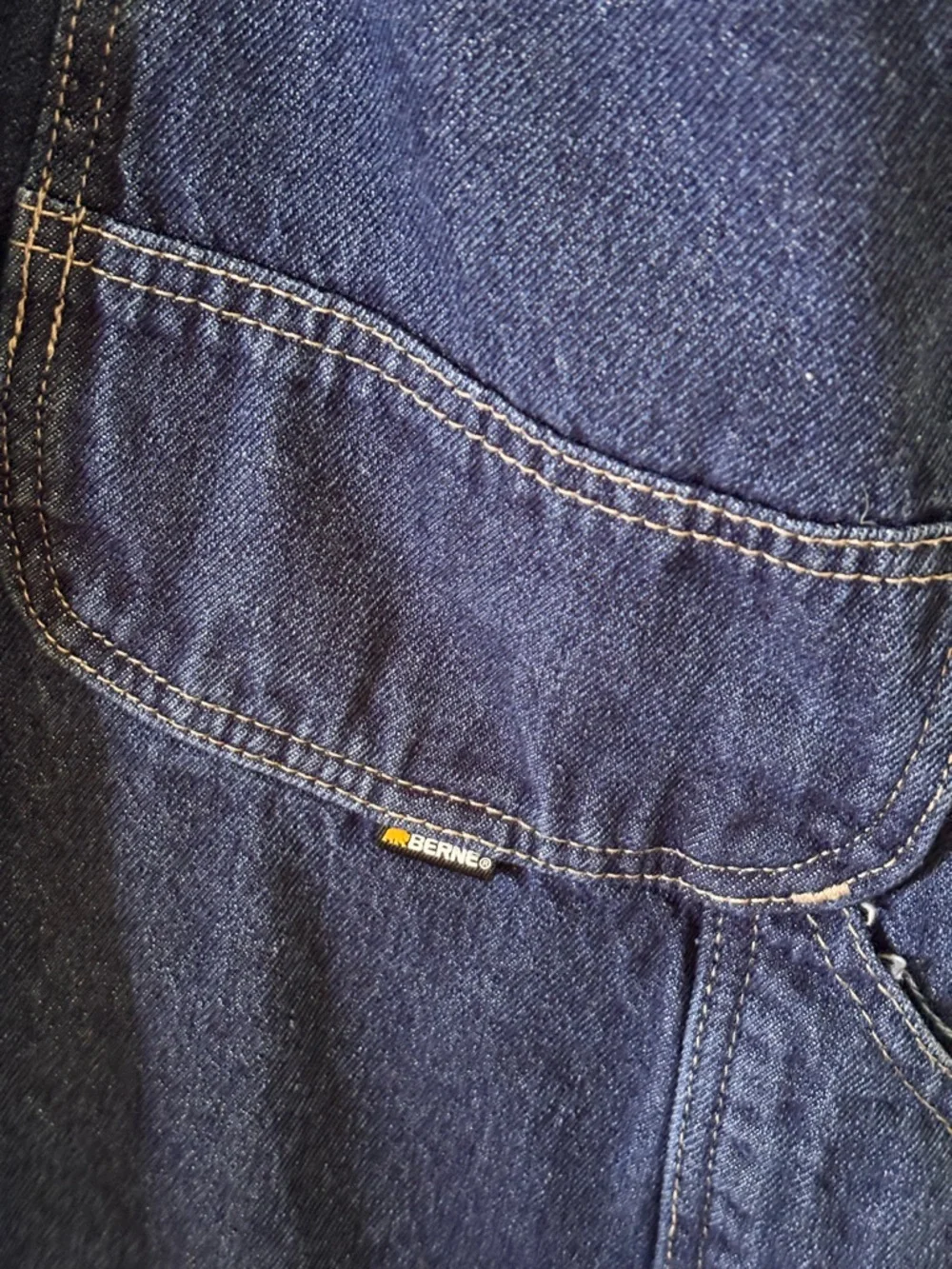 Vintage Berne Denim Overalls SZ 44 - Picture 6 of 12